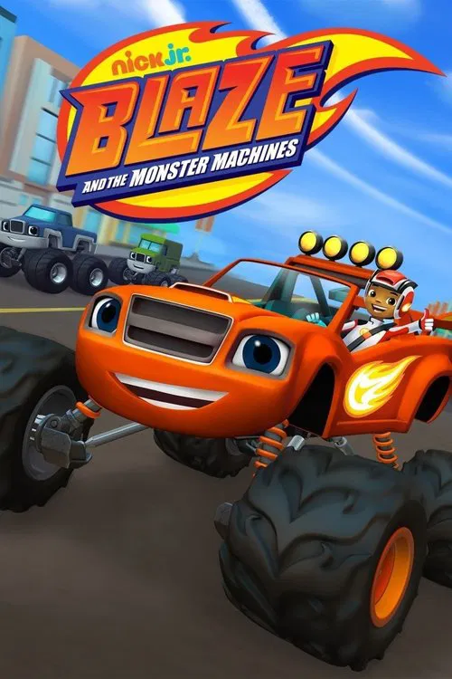 Poster van Blaze en de Monsterwielen