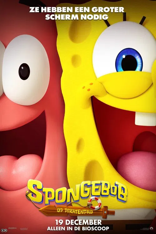 Poster van Spongebob op Piratenpad