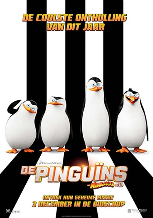Poster van De Pinguins van Madagascar
