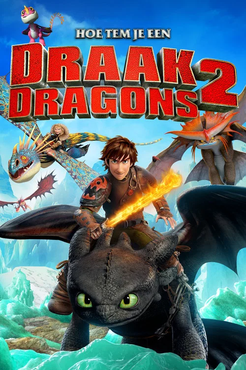 Poster van Hoe Tem Je Een Draak 2