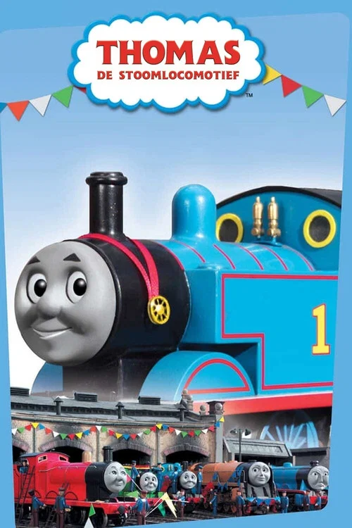 Poster van Thomas de stoomlocomotief