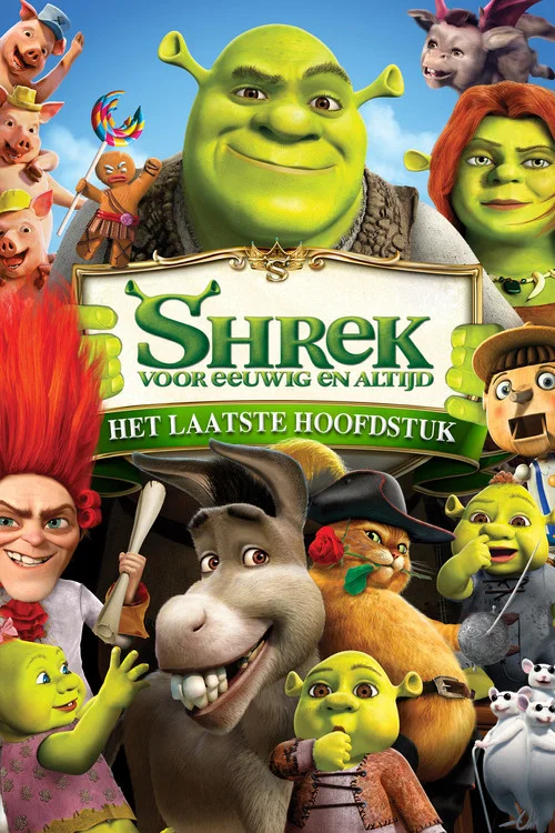 Poster van Shrek voor Eeuwig en Altijd