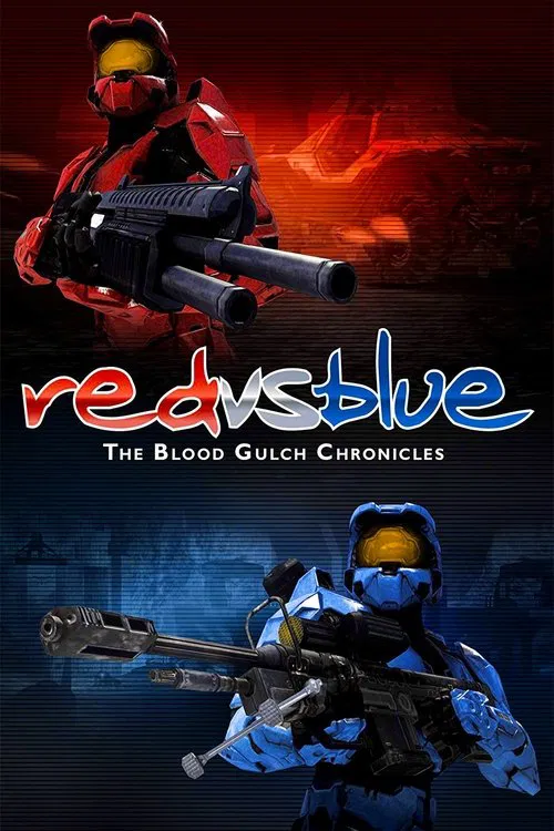 Poster van Red vs. Blue