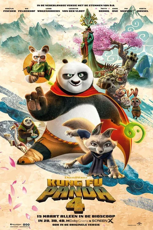 Poster van Kung Fu Panda 4