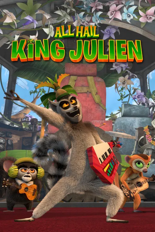 Poster van Lang leve koning Julien
