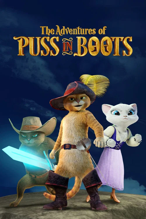 Poster van De avonturen van de gelaarsde kat