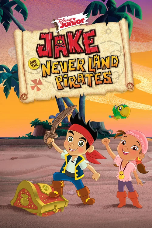 Poster van Jake en de Nooitgedachtland Piraten